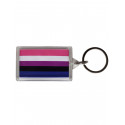 Gender Fluid Flag Key Ring