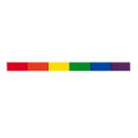 Rainbow Pride Aufkleber / Sticker 0,6 x 9,5cm / 0.25 x 3.5 inch