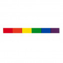 Rainbow Aufkleber / Sticker 1,0 x 9,5cm / 0.5 x 3.5 inch