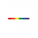 Rainbow Aufkleber / Sticker 1,3 x 30cm (0.5 x 12 inch)