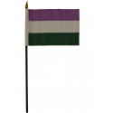 Gender Queer Hand Flag / Handflagge