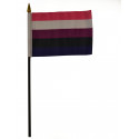 Gender Fluid Hand Flag / Handflagge