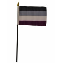 Asexual Hand Flag / Handflagge