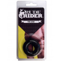 Rude Rider Fat Stretchy Cock Ring Black