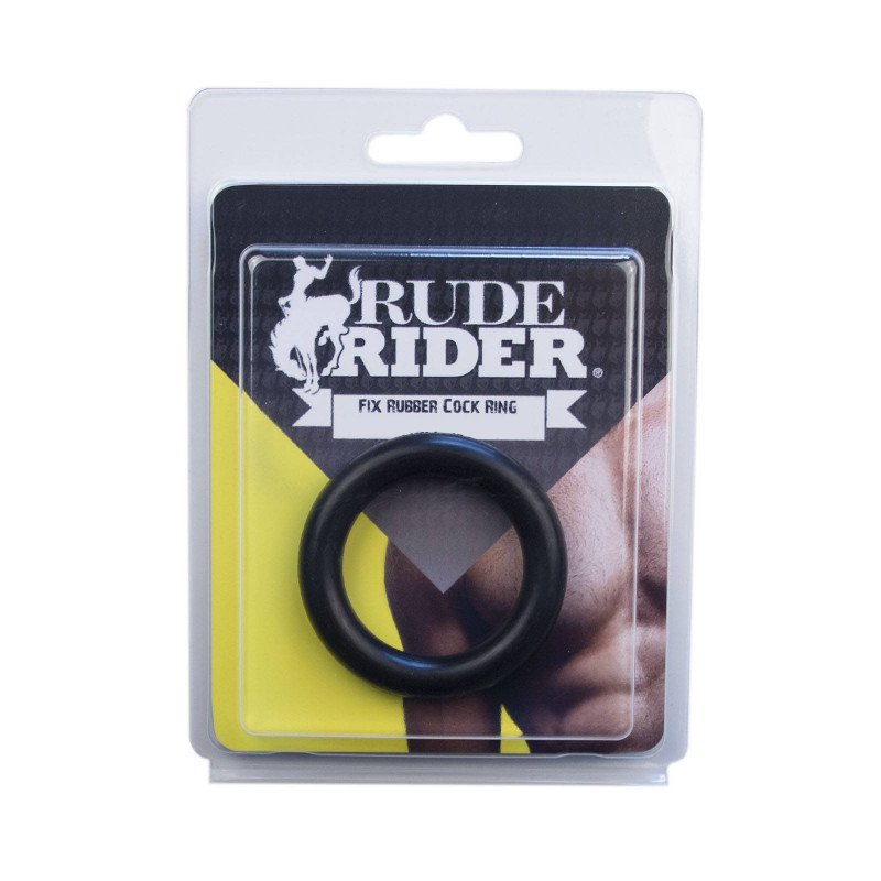 Rude Rider Fix Rubber Cock Ring Thick (T6226) Rude Rider Fix Rubber Cock Ring Thick (T6226)