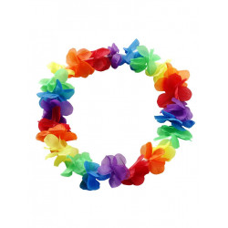 Rainbow Hawaii Flower Wreath / Blumenkranz (T6319)