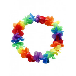 Rainbow Hawaii Flower Wreath / Blumenkranz (T6319)