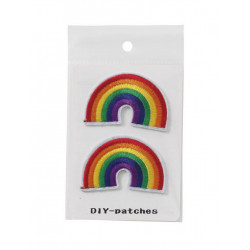 Rainbow Ironing Patch 2-Pack (T6309)