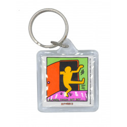 National Coming Out Day Color Key Ring (T5837)