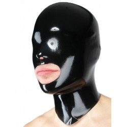 Fetisso Mask Open Mouth Black (T3558)