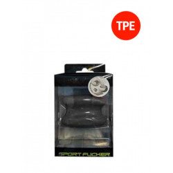 Sport Fucker TPE Muscle Ball Stretcher Black (T6941)