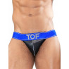 TOF Paris Fetish Jockstrap Underwear Black/Blue (T7127)