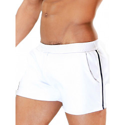 TOF Paris White Party Shorts White/Black/White (T7089)