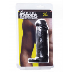 Rude Rider Penis Sleeve Cock Extender Black (T6684)