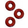 Sport Fucker Chubby Rubber 3-pc Cockring-Set Red (T4620)