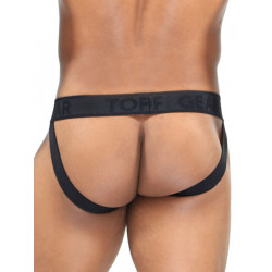 ToF Paris Pilot Jockstrap Underwear Black (T7544)