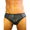 Rude Rider Neoprene Briefs Open Back Bottoms Black (T7474)