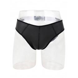 Rude Rider Neoprene Briefs Open Back Bottoms Black (T7474)
