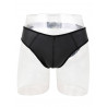 Rude Rider Neoprene Briefs Open Back Bottoms Black (T7474)
