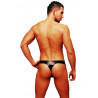 Fetisso String with Condom Underwear Black (T3567)