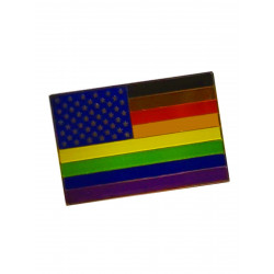 Pin Philadelphia (or POC) Flag with Stars (T7748)