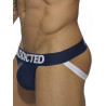 Addicted Mesh Push Up Jockstrap Underwear Navy Blue (T7856)