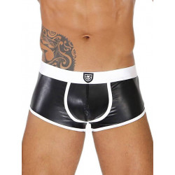 ToF Paris Fetish Bottomless Boxer Underwear Black/White (T7909) ToF Paris Fetish Bottomless Boxer Underwear Black/White (T7909)