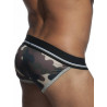 Addicted Camo Mesh Push Up Brief Underwear Brown (T7883)