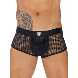 ToF Paris Bulge Mesh Boxers Underwear Black (T7899)