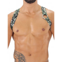 ToF Paris Party Boy Elastic Harness Camo Khaki (T7934)