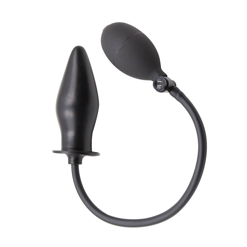 Rude Rider Inflatable Butt Plug Rubber Black (T7726) Rude Rider Inflatable Butt Plug Rubber Black (T7726)