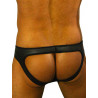 Rude Rider Neoprene Briefs Open Back Bottoms Black (T7474)