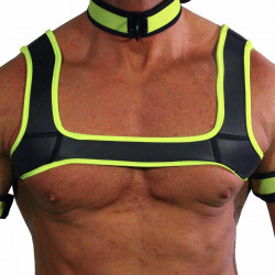 Rude Rider Neoprene Harness Black/Yellow (T7287)