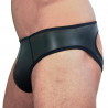 Rude Rider Neoprene Briefs Open Back Bottoms Black (T7474)