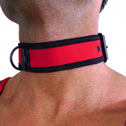 RudeRider Neoprene Puppy Collar Red (T7266)