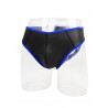 Rude Rider Neoprene Briefs Open Back Bottoms Black/Blue (T7473)