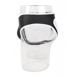 Rude Rider Neoprene Briefs Open Back Bottoms Black/White (T7483)