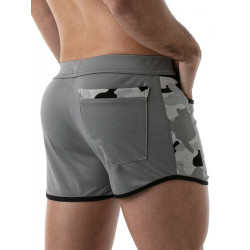 ToF Paris Camo Gym Shorts Grey (T8175)