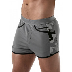 ToF Paris Camo Gym Shorts Grey (T8175)