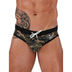 ToF Paris Army Swim Brief Swimwear (T8216)