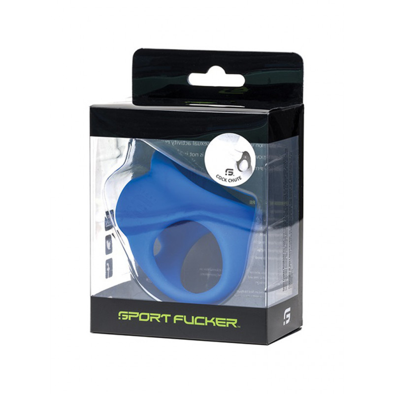 Sport Fucker Liquid Silicone Cock Chute Blue (T8307)