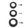 Sport Fucker Silicone Steel Fusion Ring Boost Black (T8316)