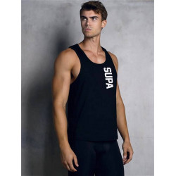 Supawear Strike Singlet Tank Top Charcoal (T6137)