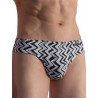 Olaf Benz Beachbrief BLU1856 Swimwear ZigZag Black/White (T6369)