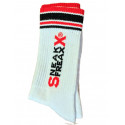 Sneak Freaxx Red Black Socks White One Size
