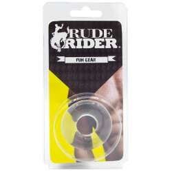 Rude Rider Fat Stretchy Cock Ring Clear (T6152) Rude Rider Fat Stretchy Cock Ring Clear (T6152)