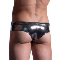 Manstore Beach Cheeky Brief M2196 Swimwear Black (T8526)