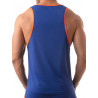 ToF Paris Mesh Tank Top Royal Blue/Orange (T8431)