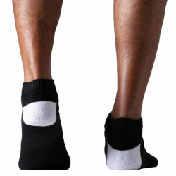 ToF Paris Low Cut Socks Black/White (T8581)