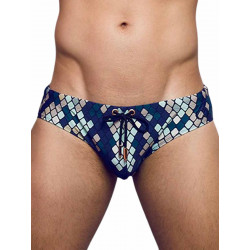 2Eros Print Swimwear Brief Python (T8607)